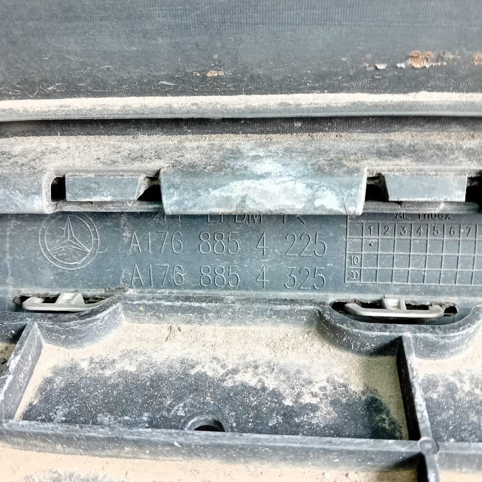 MERCEDES BENZ  A-CLASS W176 REAR BUMPER A1768854225 2016 BLACK COMPLETE FMX19
