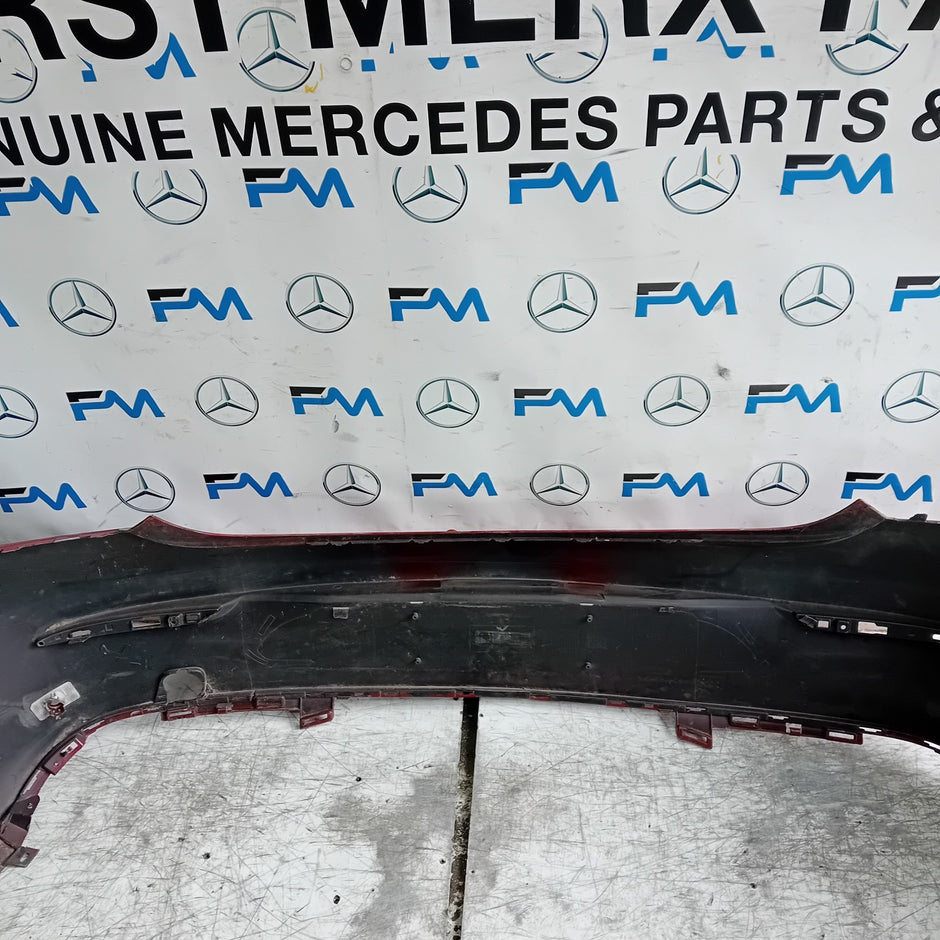 MERCEDES BENZ C-CLASS C205 CP REAR BUMPER 2014 RED FMX46