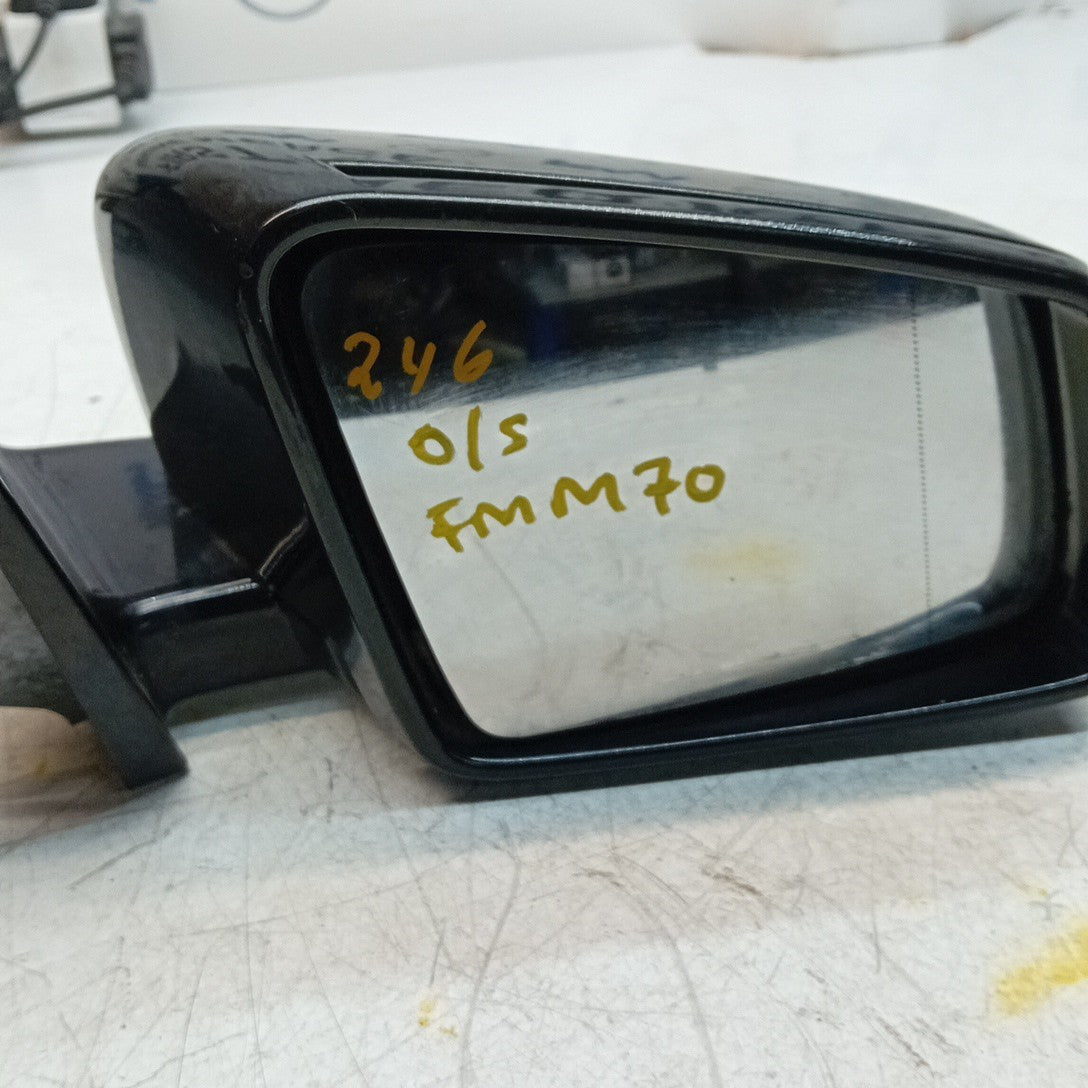 MERCEDES B-CLASS W246 DRIVER WING MIRROR OSF BLACK A2468100301 FMM70