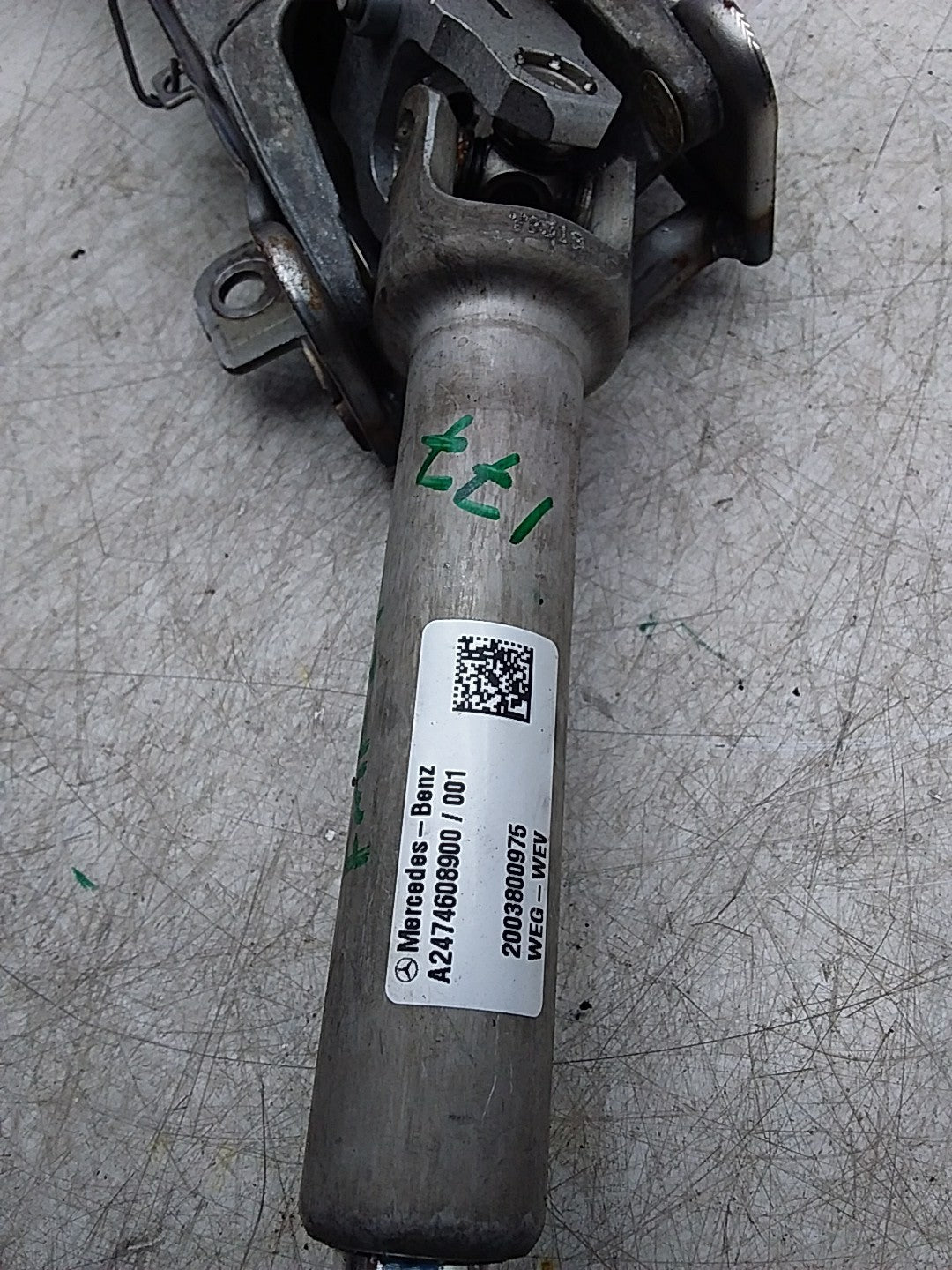 MERCEDES A-CLASS W177 STEERING COLUMN LOWER AND JOINT A2474608900 FMR290