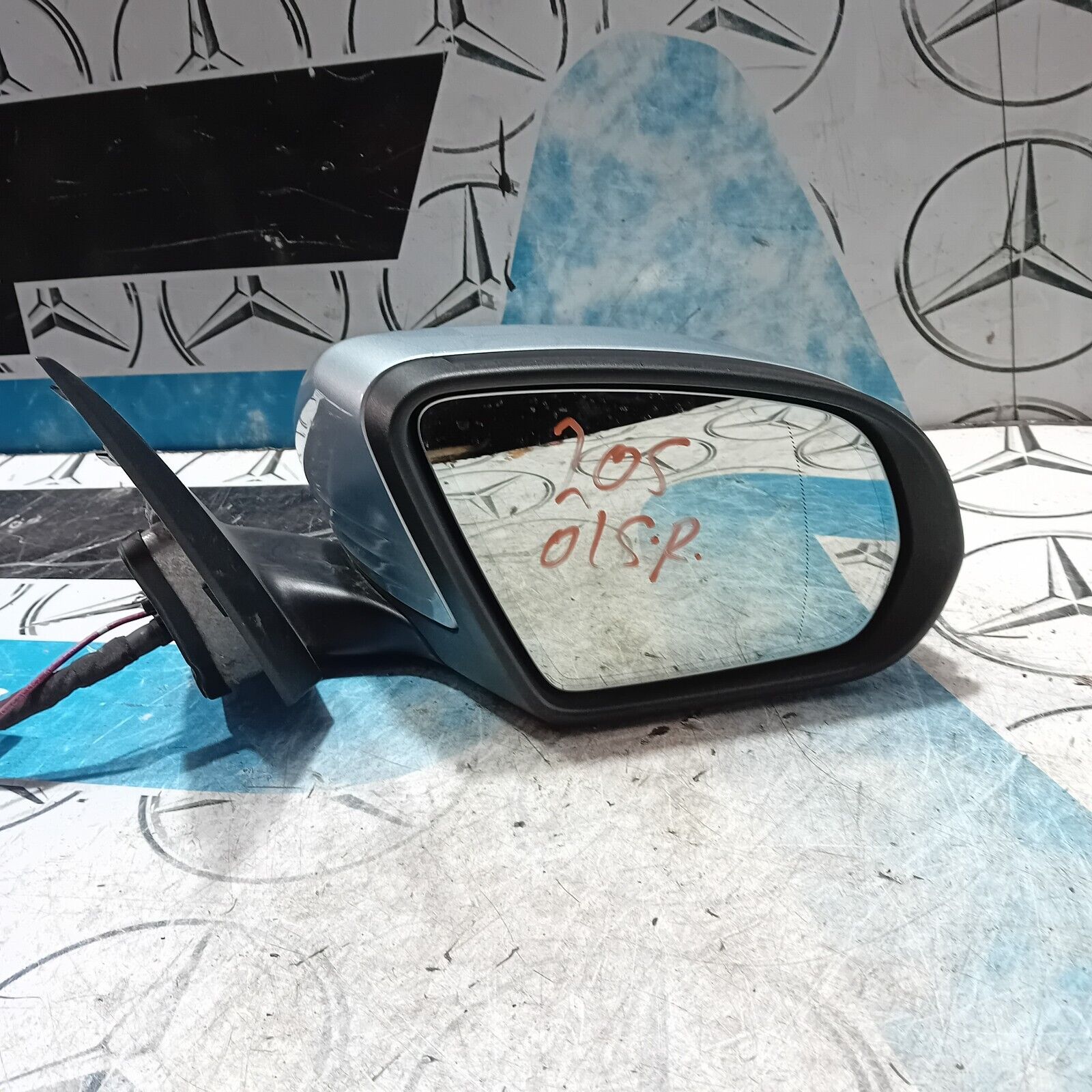 2007/15MERCEDES C-CLASS W205 RIGHT DRIVER SIDE POWER FOLD WING MIRROR 2058102016