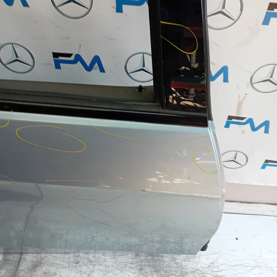 MERCEDES E-CLASS W212 SLN DRIVER REAR DOOR OSR SILVER 2014 ON COMPLETE FMD476