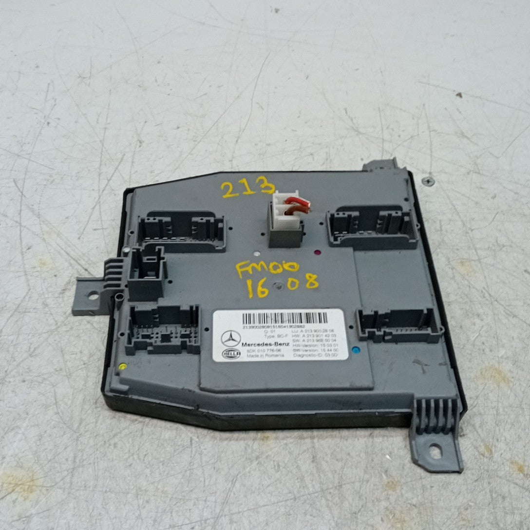 MERCEDES E-CLASS REAR SAM CONTROL MODULE W213 A2139002808 2016 FM001608