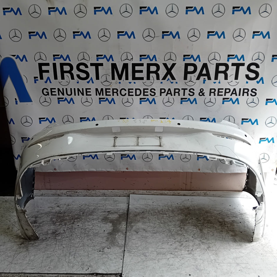 MERCEDES BENZ E-CLASS C238 COUPE REAR BUMPER WHITE 2014 FMX134