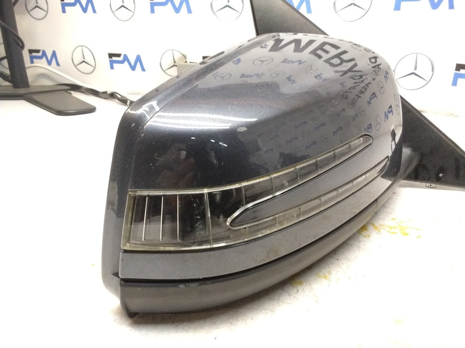 MERCEDES C-CLASS  W204 DRIVER SIDE WING MIRROR A2048107293 GREY FMM22
