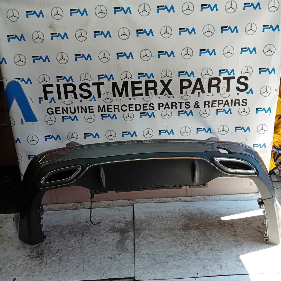 MERCEDES BENZ E-CLASS W213 SLN REAR BUMPER A2138850001 2018 GREY COMPLETE FMX159
