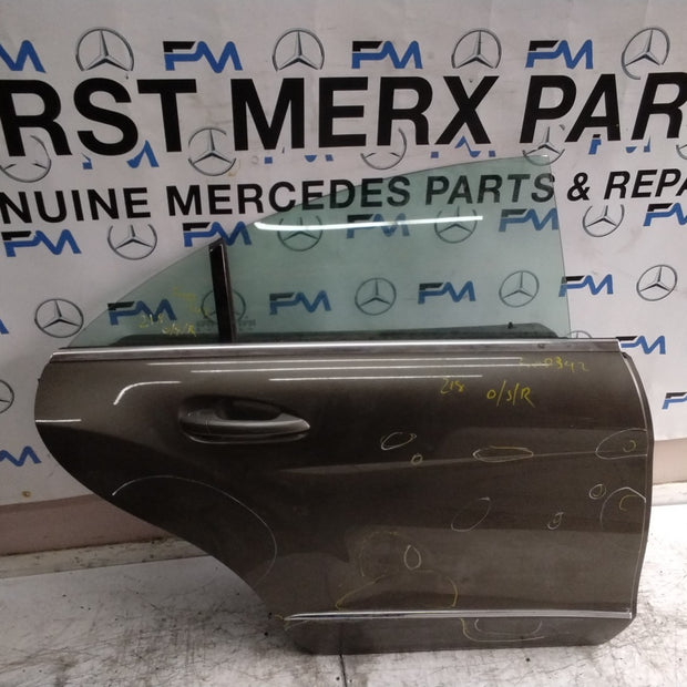 MERCEDES CLS W218 COU DRIVER REAR DOOR OSR BROWN 2018 ON COMPLETE FMD342