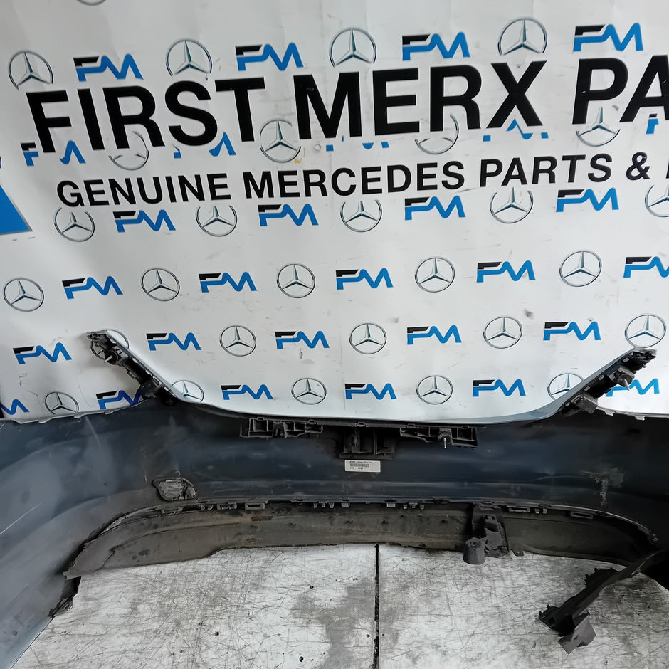 MERCEDES BENZ C-CLASS W205 SALOON REAR BUMPER 2015 SILVER A2058850138 FMX59