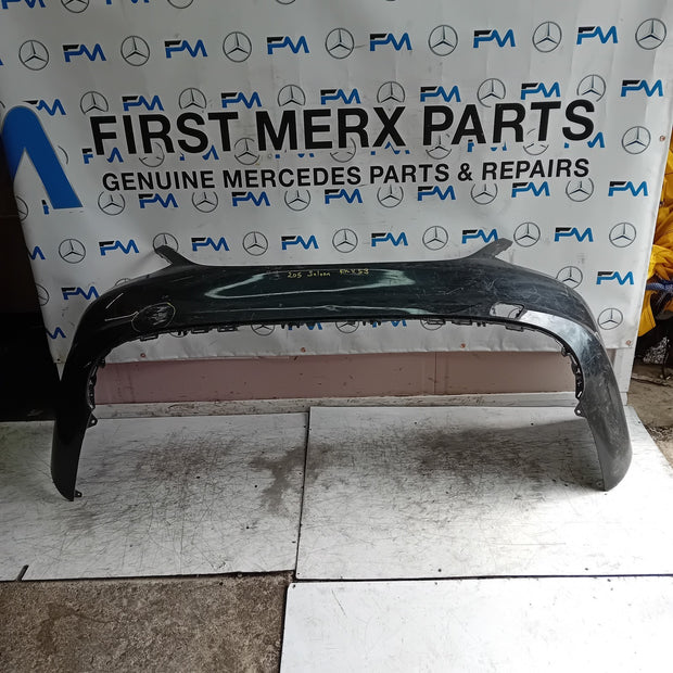 MERCEDES BENZ C-CLASS W205 SLN REAR BUMPER 2015 BLACK A2058850138 FMX53