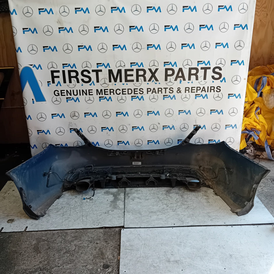 MERCEDES BENZ C-CLASS W205 REAR BUMPER BLUE 2014 A2058555738 FMX145