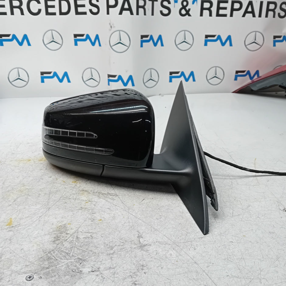 MERCEDES BENZ CLA W117 DRIVER WING MIRROR OS BLACK  A1178101419 FMM86