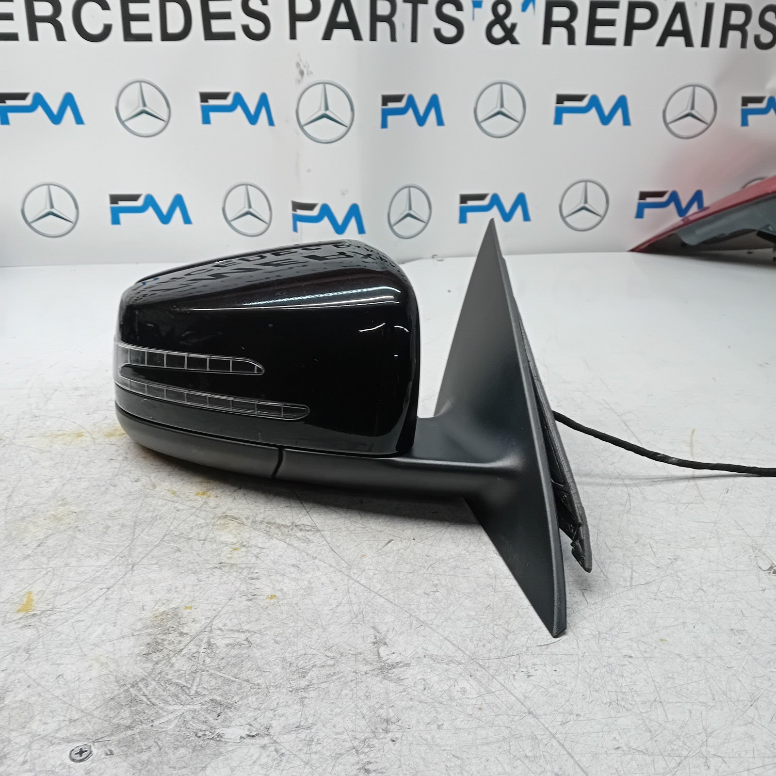 MERCEDES BENZ CLA W117 DRIVER WING MIRROR OS BLACK  A1178101419 FMM86