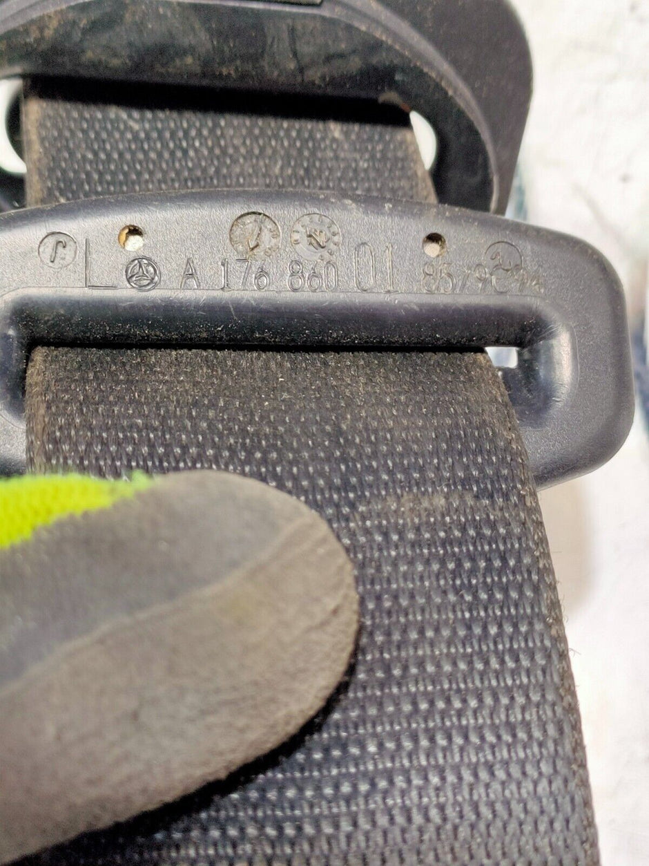 MERCEDES A CLASS SEAT BELT FRONT LEFT SIDE A1768600185 W176 2012 - 2018