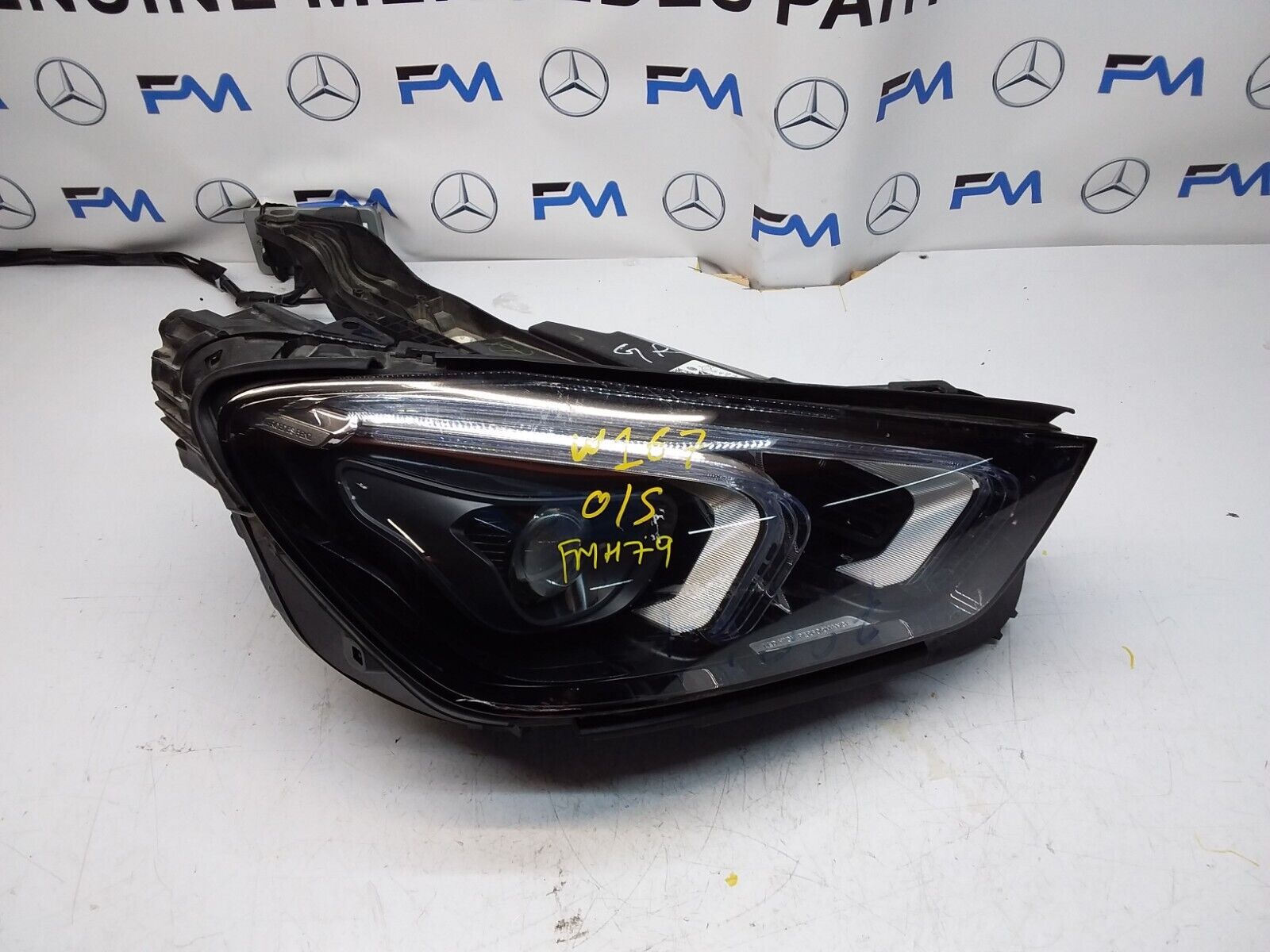 MERCEDES-BENZ W167 GLE DRIVER O/S HEADLIGHT A1679060900 FMH79 LED HIGH PERF