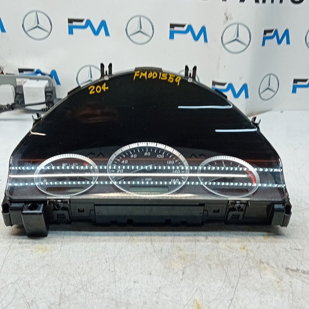 MERCEDES C-CLASS W204 SPEEDOMETER INSTRUMENT CLUSTER BLACK A2049004002 FM001559