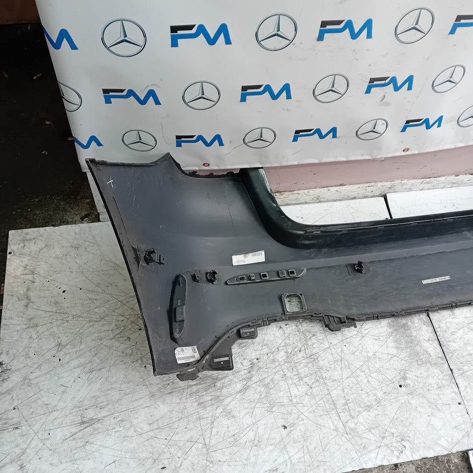 MERCEDES BENZ  A-CLASS W177 REAR BUMPER A1778804801 2018 BLACK FMX6