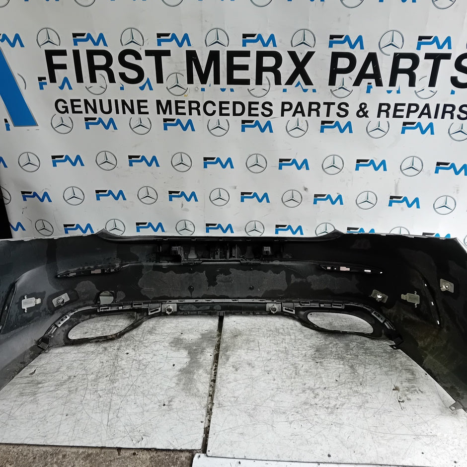 MERCEDES BENZ C-CLASS W205 SLN REAR BUMPER 2014 ON SILVER  A2058850138 FMX38