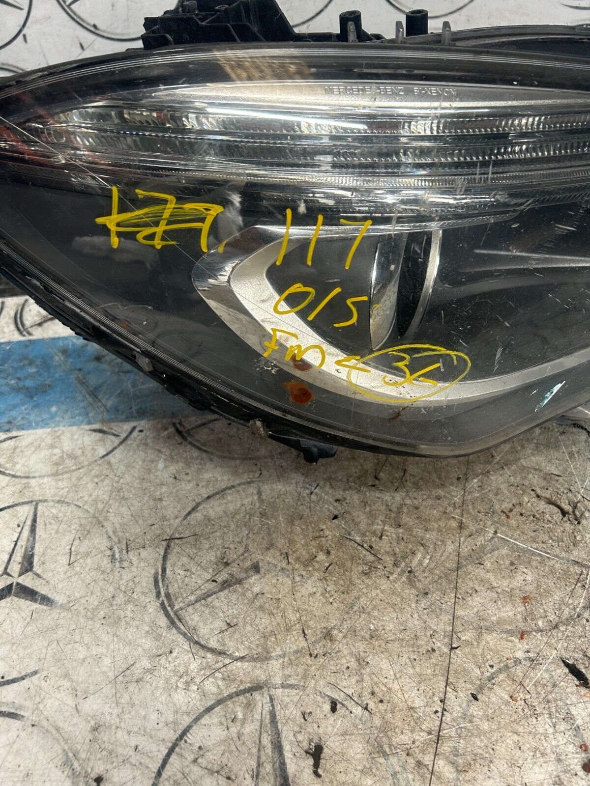 MERCEDES CLA 2014-2016 AMG W117 DRIVERSIDE O/S HEADLIGHT  A1179065400 FMH36