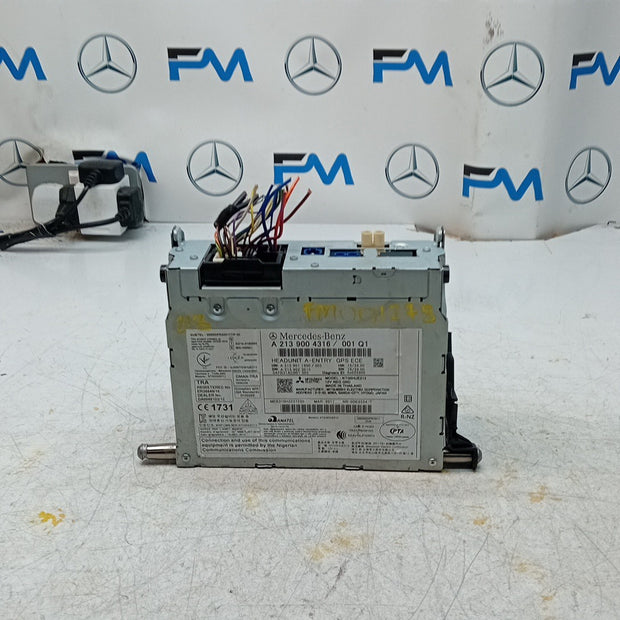 MERCEDES BENZ E CLASS  W213 SAT NAV SYSTEM HEADUNIT A2139004316 FM001278