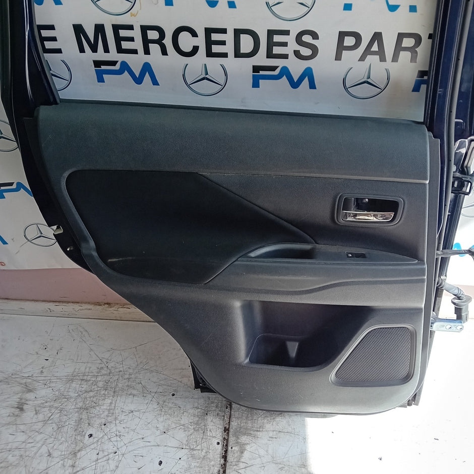 MITSUBISHI OUTLANDER MK3 PASSENGER REAR DOOR NSR BLUE 20123 COMPLETE FMD225