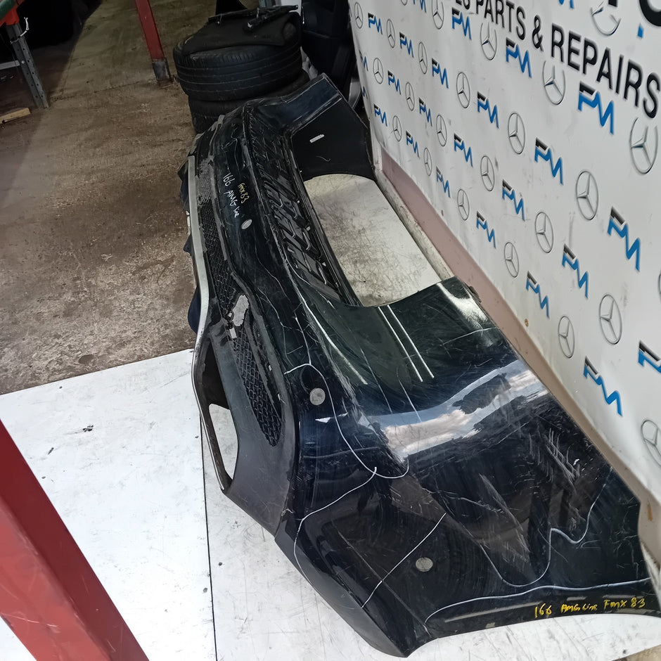 MERCEDES BENZ  GLE W166 SALOON REAR BUMPER BLACK 2016 A1668853024 FMX83