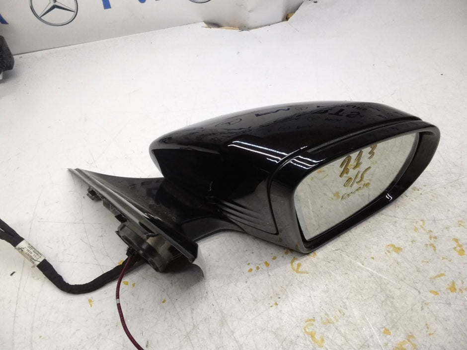 MERCEDES E-CLASS 2016 On W213 DRIVER SIDE WING MIRROR A2138102800 BLACK FMM14