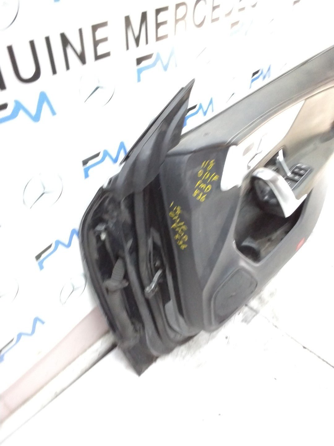 MERCEDES CLA W118  DRIVER FRONT DOOR OSF BLACK 2019-23 COMPLETE FMD536