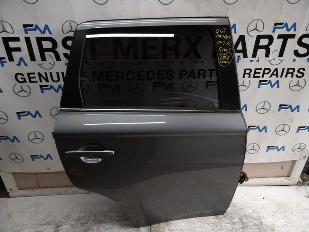 MITSUBISHI OUTLANDER MK3 DRIVER REAR DOOR OSR GREY 2013 COMPLETE FMD331