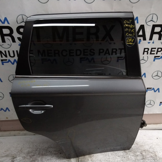 MITSUBISHI OUTLANDER MK3 DRIVER REAR DOOR OSR GREY 2013 COMPLETE FMD331