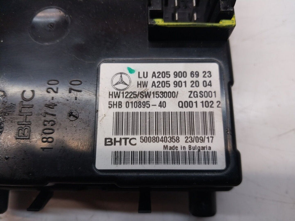 MERCEDES C GLC W205 W253 AIR CONDITIONING CONTROL MODULE A2059009230 FM00267