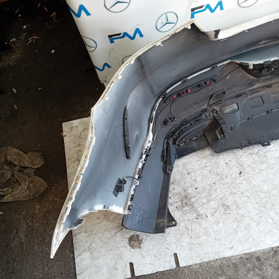 MERCEDES BENZ GLE C292 COUPE REAR BUMPER A2928851425 2016 WHITE COMPLETE FMX157