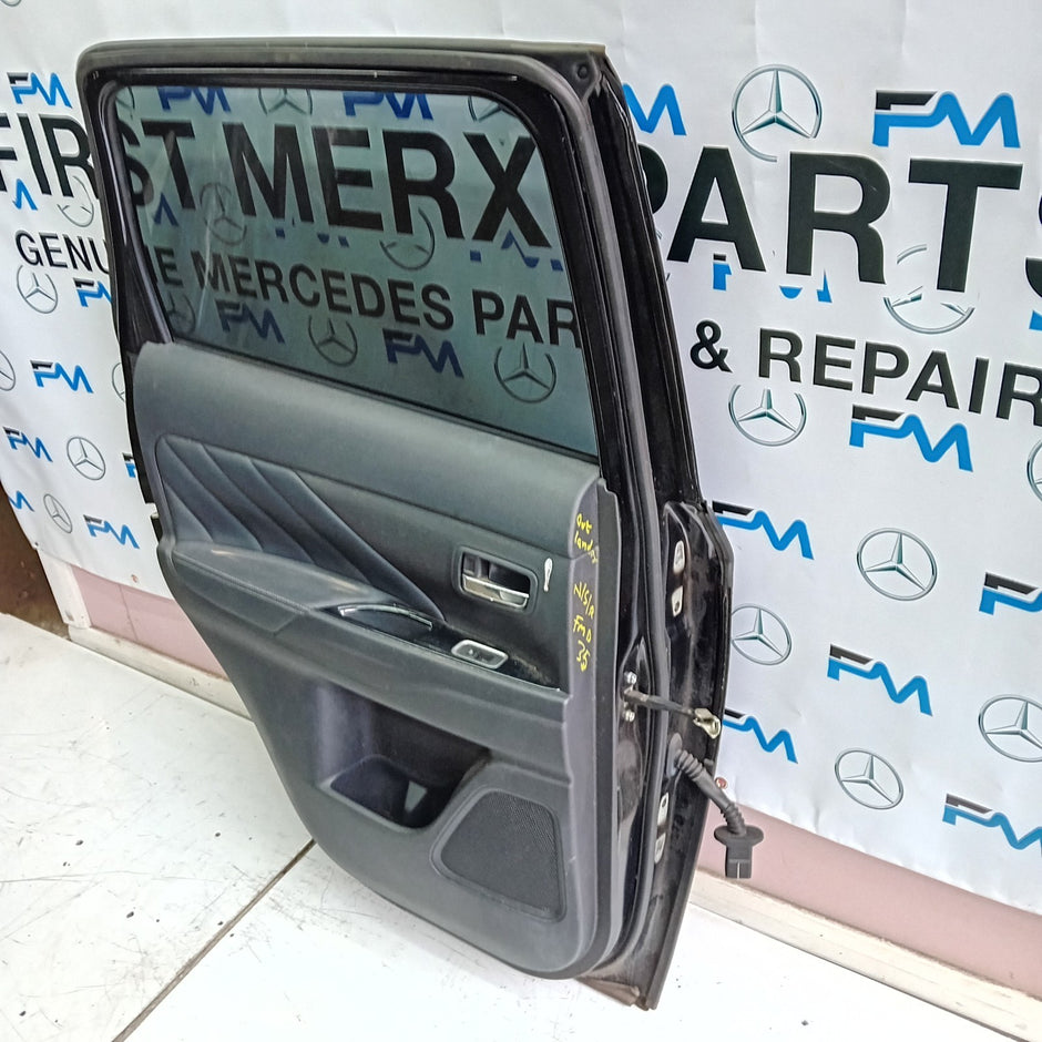 MITSUBISH OUTLANDER PASSENGER SIDE REAR DOOR N/S/R COMPLETE BLACK FMD35