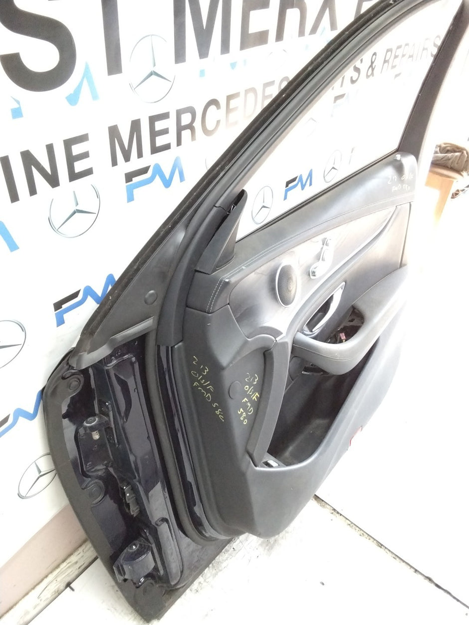 MERCEDES BENZ  E-CLASS W213 SLN DRIVER FRONT DOOR OSF BLUE 2016-20  FMD580