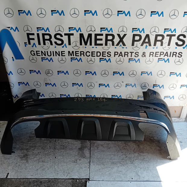 MERCEDES BENZ GLC W253 REAR BUMPER A2538850200 2016 BLACK FMX154
