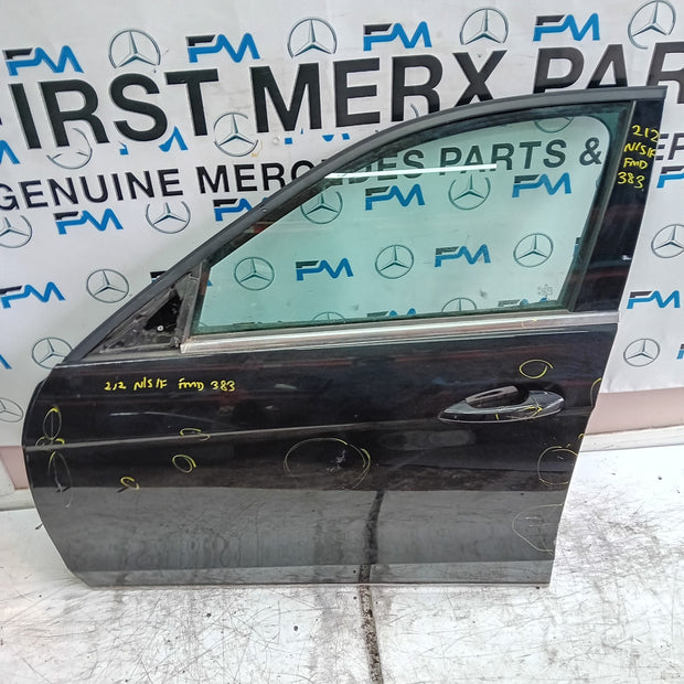 MERCEDES E-CLASS W212 PASSENGER FRONT DOOR NSF 2009-16 BLACK COMPLETE FMD383