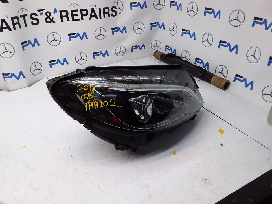 2017 MERCEDES C CLASS W205 HEADLIGHT FACELIFT DRIVER OS A2059069504 FMH102
