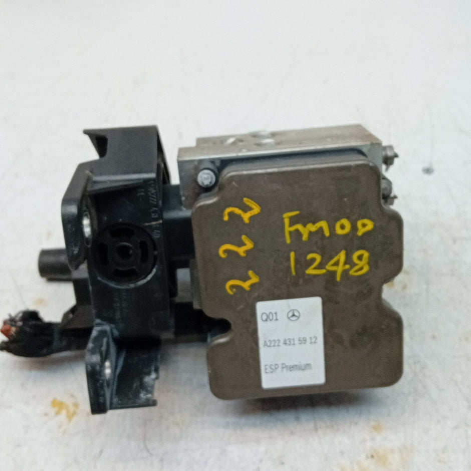 MERCEDES BENZ S-CLASS W222 ABS PUMP MODULE CONTROL UNIT A2224315912 FM001248