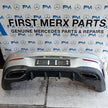 MERCEDES BENZ CLA C118 REAR BUMPER SILVER 2019 ON A1188859501 COMPLETE FMX120