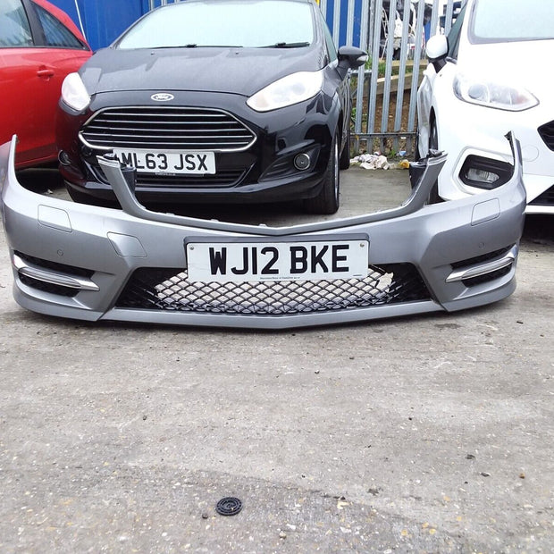 MERCEDES C CLASS AMG FRONT BUMPER IN SILVER FACELIFT W204 2010 - 2012