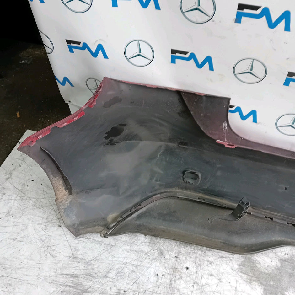 MERCEDES BENZ  A-CLASS W176 REAR BUMPER A1768605100 2012-2018 RED COMPLETE FMX10