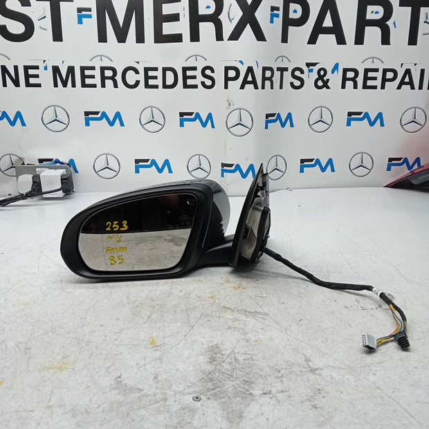 MERCEDES BENZ GLC W253 PASSENGER WING MIRROR NS GREY PL A2538103901 FMM85