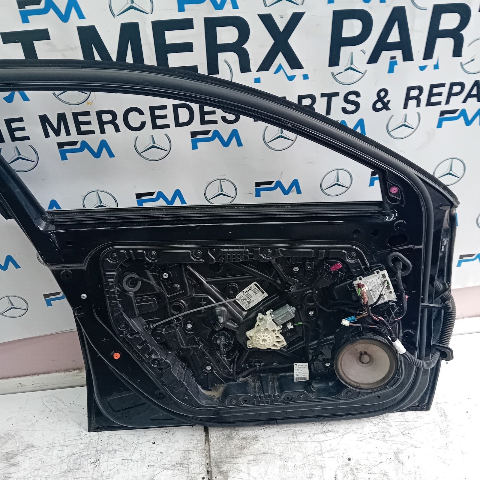 MERCEDES BENZ A-CLASS W177 PASSENGER SIDE FRONT DOOR N/S/F BLACK  FMD146
