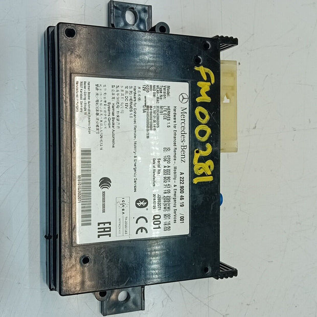 Mercedes W205 W213 Bluetooth Hermes LTE Control Unit Module  A2139002210 FM00281