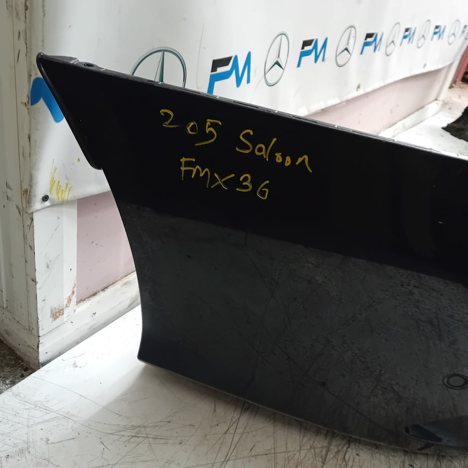 MERCEDES C-CLASS W205 SLN REAR BUMPER 2014 ON BLUE COMPLETE A2058555738 FMX36