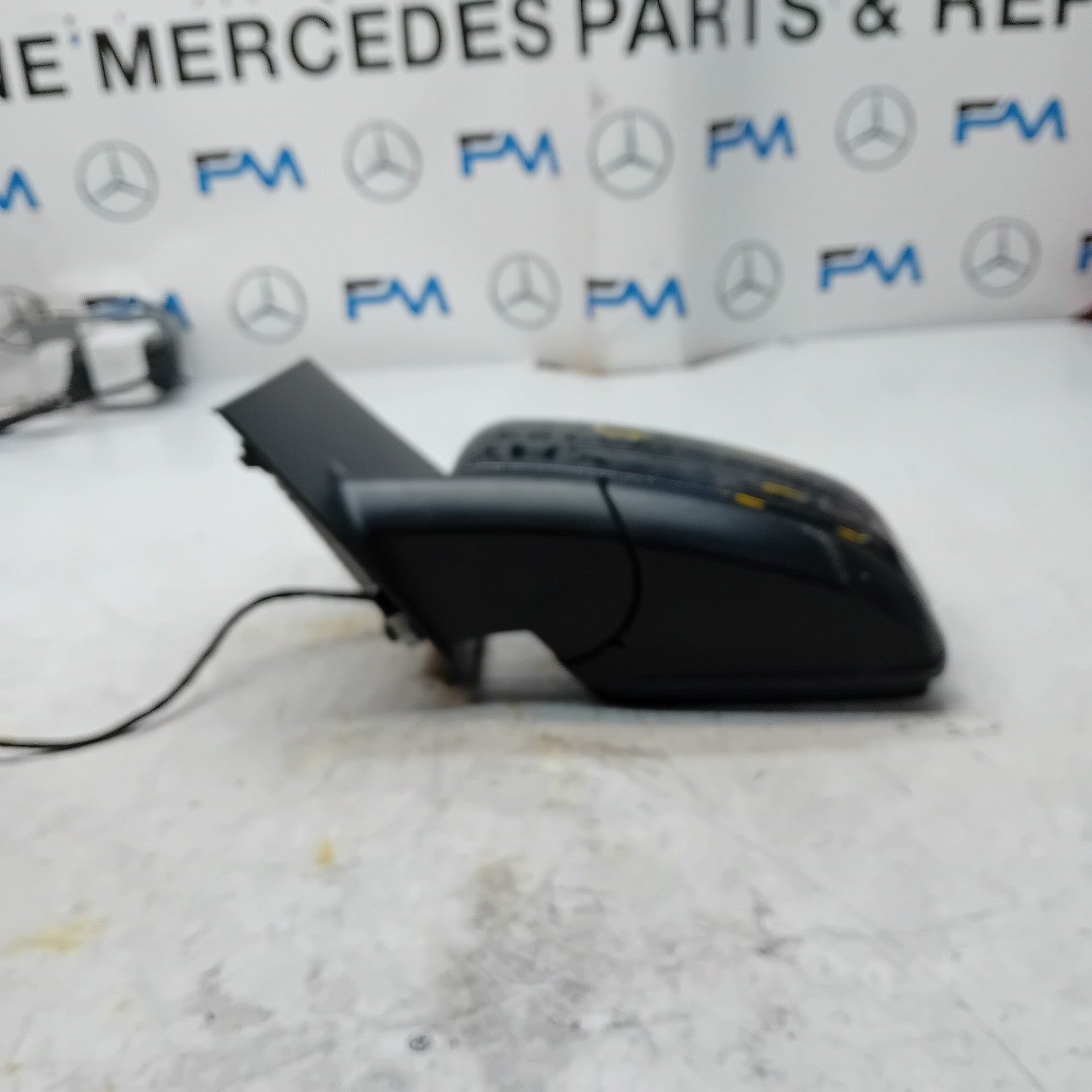 MERCEDES BENZ B-CLASS W246 PASSENGER WING MIRROR NS BLACK A2468101519  FMM88