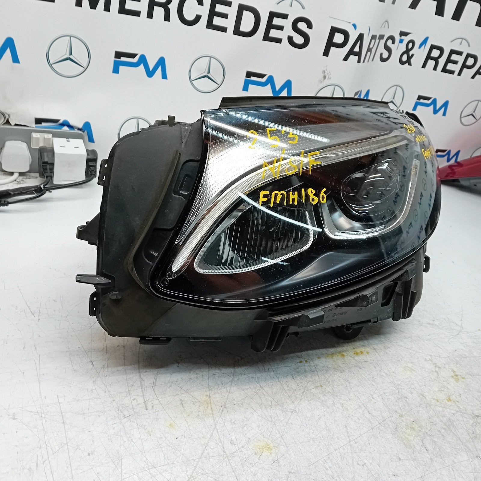 MERCEDES GLC W253 PASSEN HIGH PERFORM COMPLETE HEADLIGHT A2539065301 2016 FMH186
