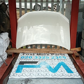 MITSUBISHI OUTLANDER MK3 BREAKING FRONT BONNET HOOD IN WHITE W13 DAMAGED 2013