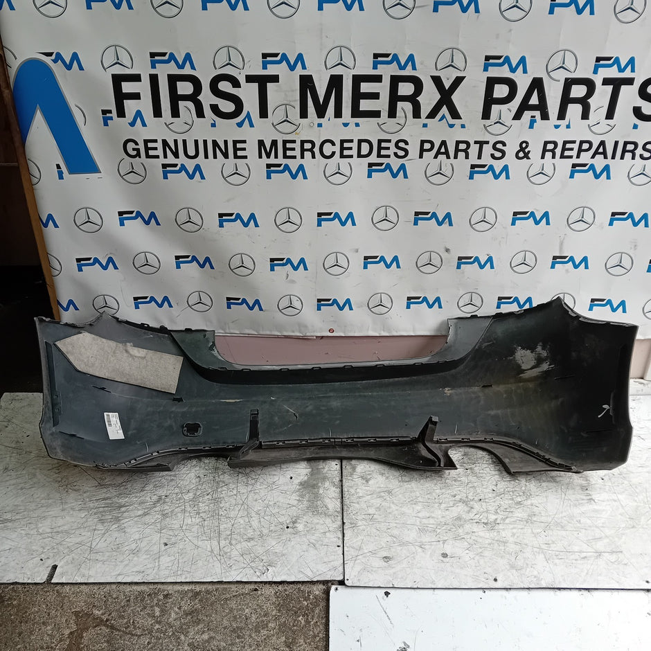 MERCEDES BENZ  A-CLASS W176 REAR BUMPER A1768850125 2012-18 GREY COMPLETE FMX11