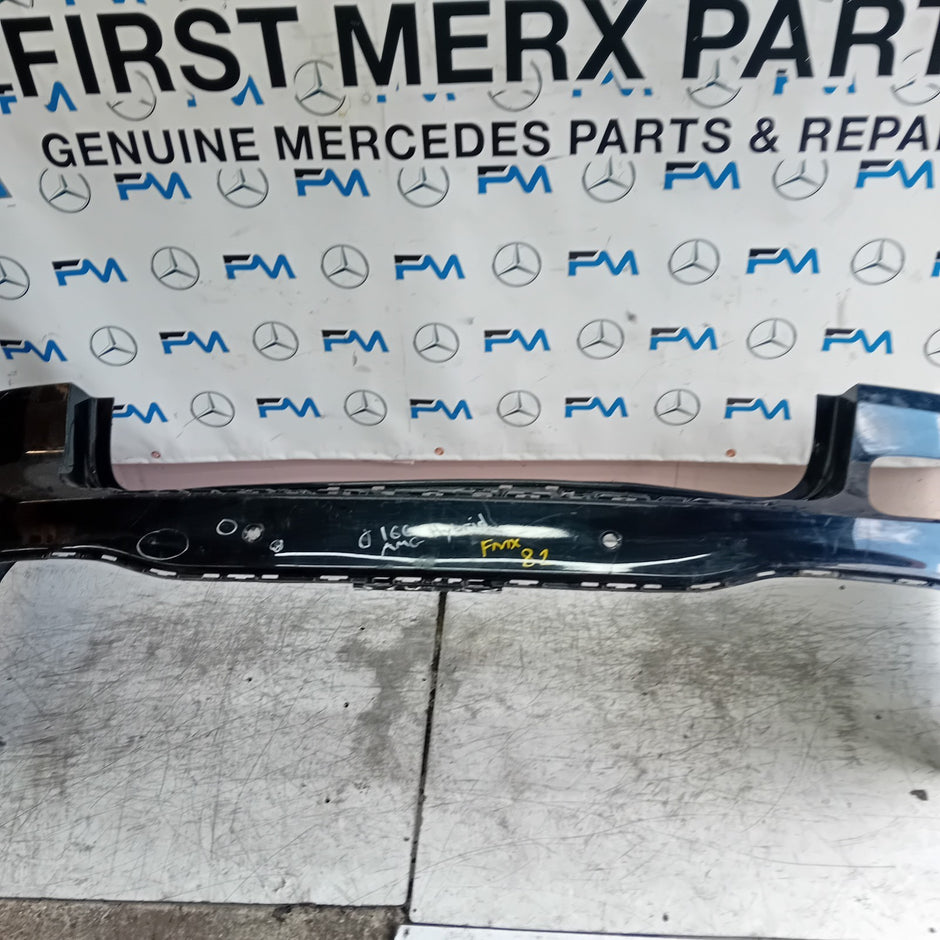MERCEDES BENZ  GLE W166 SALOON REAR BUMPER SKIN BLACK 2016 A1668850938 FMX82