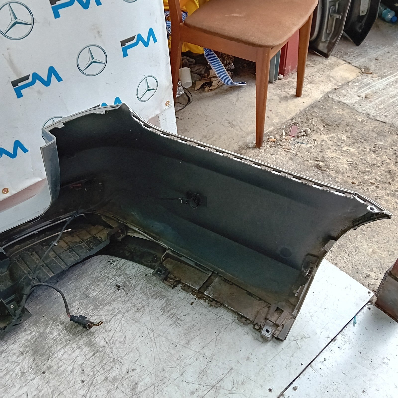 MERCEDES E-CLASS W213 ESTATE REAR BUMPER SILVER 2016 ON A2138850301 FMX92